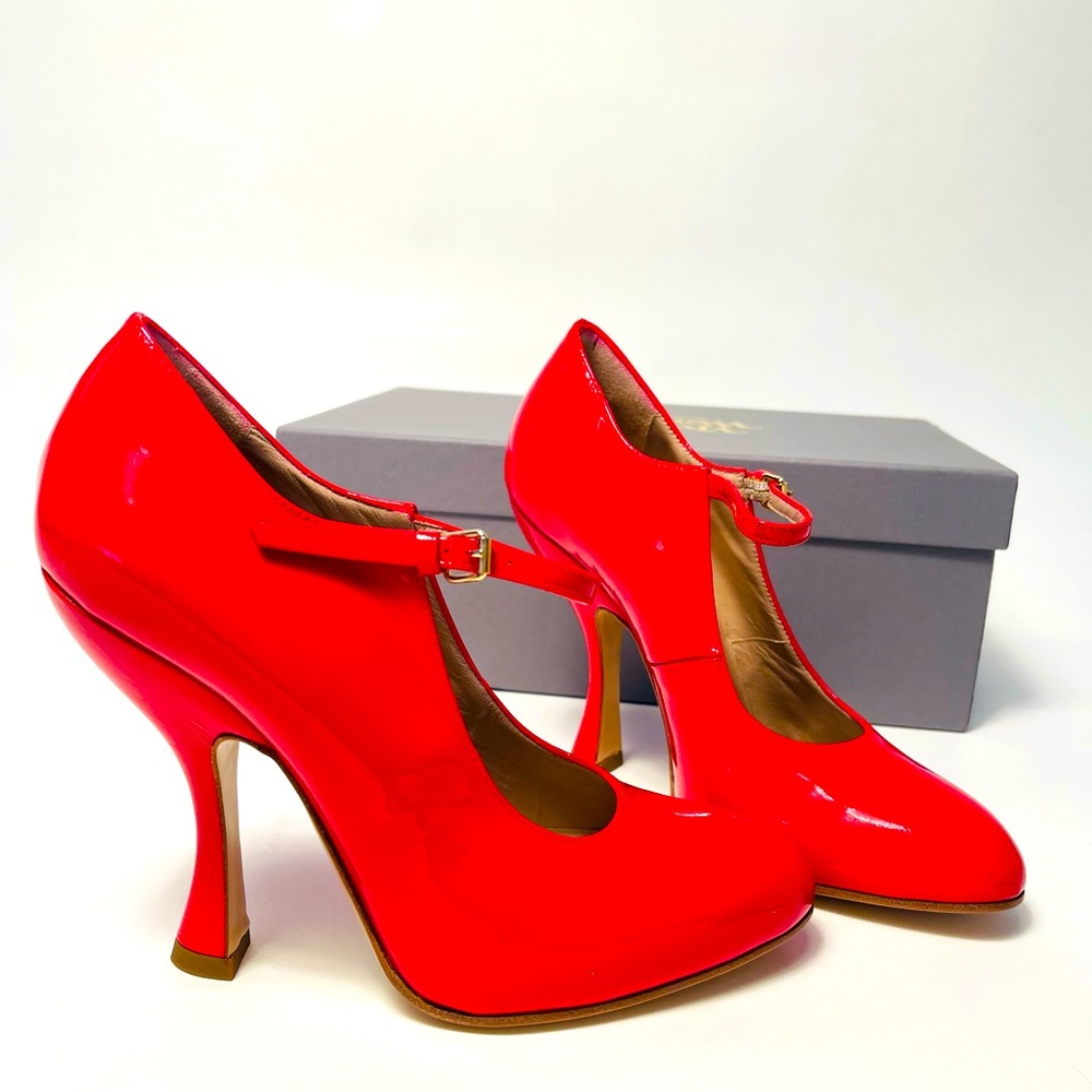 Vivienne Westwood RARE SS2016 MARY JANE IN RED PATENT LEATHER HEELS NWT